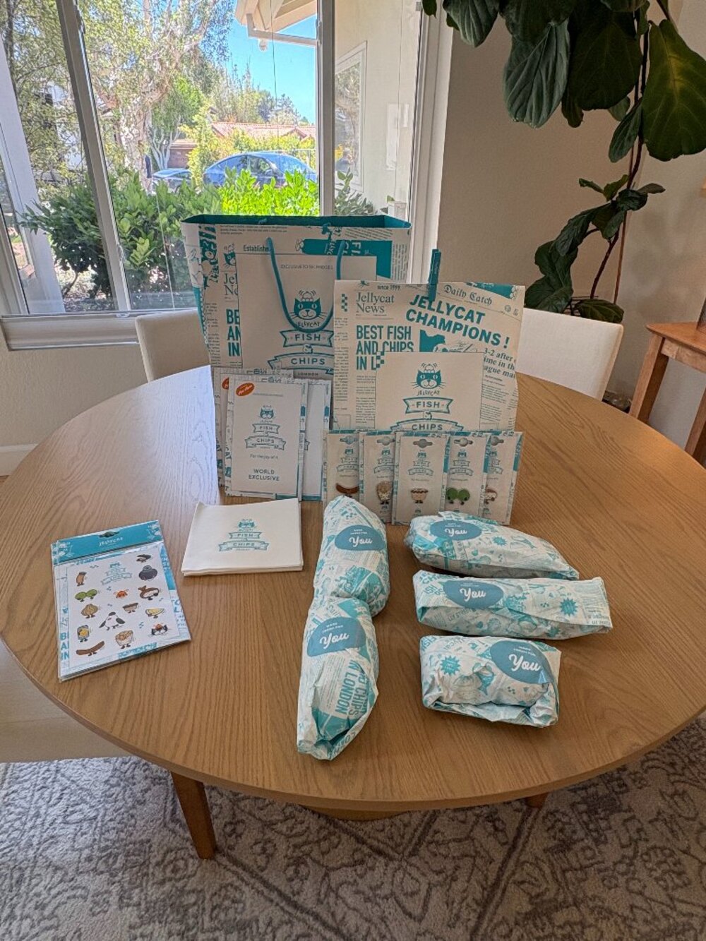 Jellycat Fish & Chips London World Exclusive Set from Selfridges
